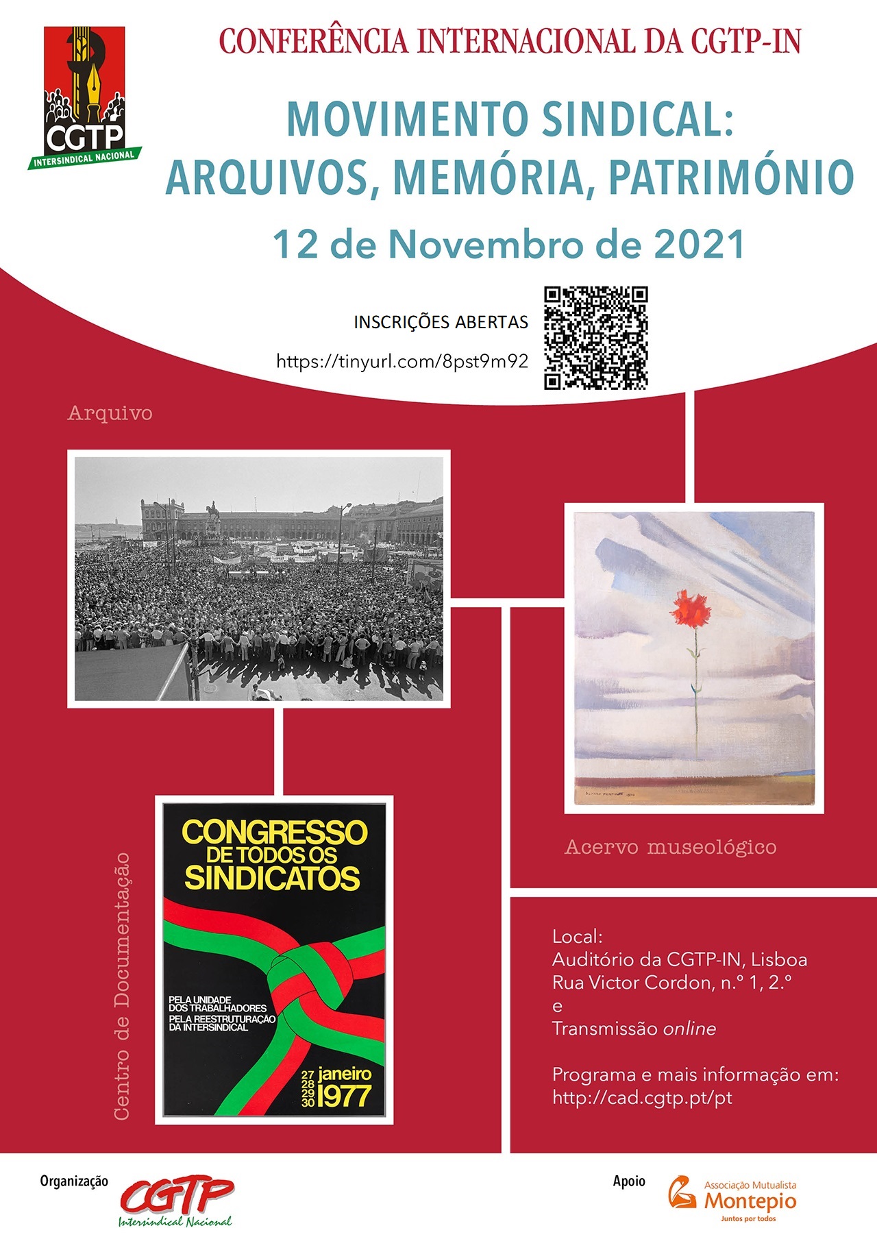 CGTP-IN promove conferência internacional sobre arquivos, memória e património do movimento sindical