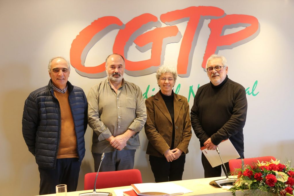 Da esquerda para a direita: José António da Silva, Fernando Gomes, Isabel Camarinha, José Santa-Bárbara.